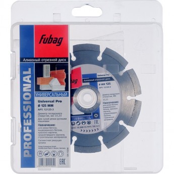 Алмазный диск FUBAG Universal Pro (125х22.2 мм) для УШМ Алмазный диск FUBAG Universal Pro (125х22.2 мм) для УШМ