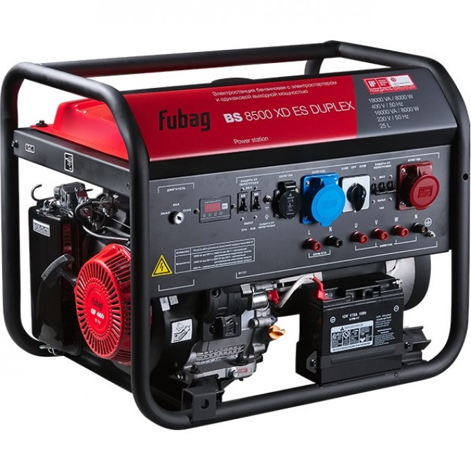 Бензиновый генератор FUBAG BS 8500 XD ES DUPLEX 641021 Бензиновый генератор FUBAG BS 8500 XD ES DUPLEX 641021
