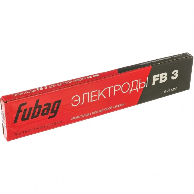 Электрод сварочный с рутиловым покрытием FUBAG FB 3 (0.9 кг; 3 мм) 38859 Электрод сварочный с рутиловым покрытием FUBAG FB 3 (0.9 кг; 3 мм) 38859