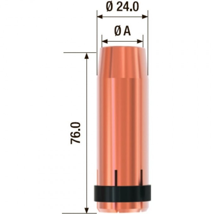 Газовое сопло FUBAG FB 500 FB500.N.19.0 Газовое сопло FUBAG FB 500 FB500.N.19.0