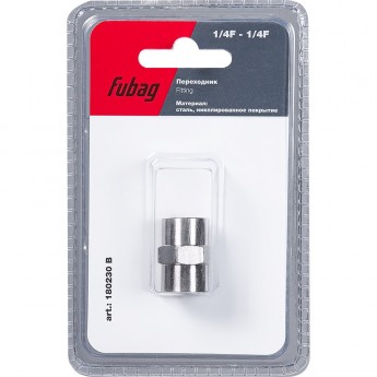 Переходник FUBAG 1/4"F - 1/4"F_блистер 1 шт Переходник FUBAG 1/4"F - 1/4"F_блистер 1 шт