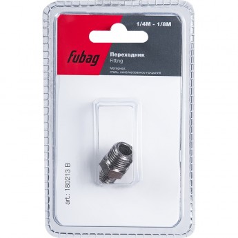 Переходник FUBAG 1/4"M на 1/8"M_блистер 1 шт. Переходник FUBAG 1/4"M на 1/8"M_блистер 1 шт.