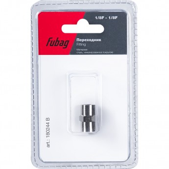 Переходник FUBAG 1/8"F на 1/8"F_блистер 1 шт. Переходник FUBAG 1/8"F на 1/8"F_блистер 1 шт.
