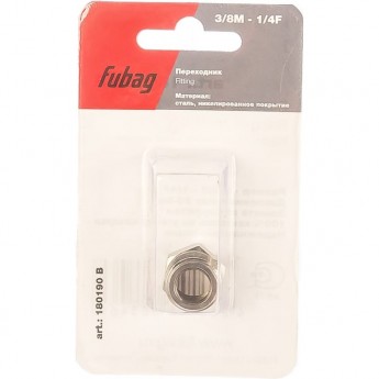 Переходник FUBAG 180190 B (3/8"M — 1/4"F; блистер) Переходник FUBAG 180190 B (3/8"M — 1/4"F; блистер)