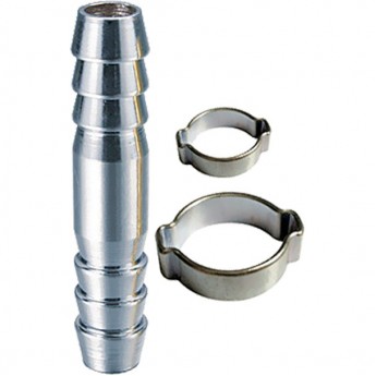 Переходник FUBAG 6мм елочка на елочку с 2- мя обжимными кольцами 6х11мм