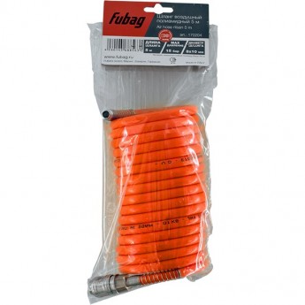 Шланг FUBAG спиральный с фитингами рапид, полиамидный (рилсан) Шланг FUBAG спиральный с фитингами рапид, полиамидный (рилсан)