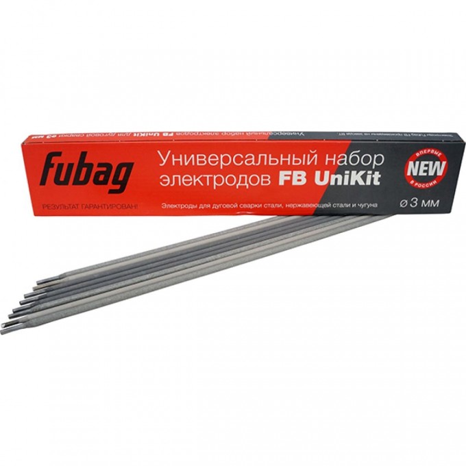 Универсальный набор электродов FUBAG FB UniKit (3 мм; 0.9 кг) 38883 Универсальный набор электродов FUBAG FB UniKit (3 мм; 0.9 кг) 38883